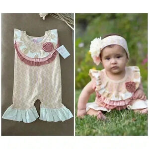NWOT Giggle Moon Fruit of the Spirit Romper 6Mo